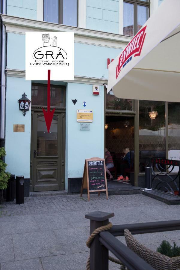 Apartament Gra - Gothic House Stary Toruń Kültér fotó
